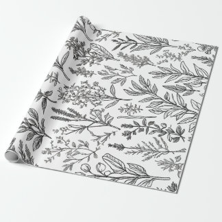 Minimalistische Blume Geschenkpapier