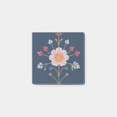 Minimalistische Blume Post-it Klebezettel (Vorderseite)