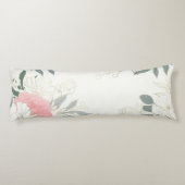 Minimalistische Blume Seitenschläferkissen (Rückseite)