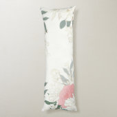Minimalistische Blume Seitenschläferkissen (Rückseite (Vertikal))