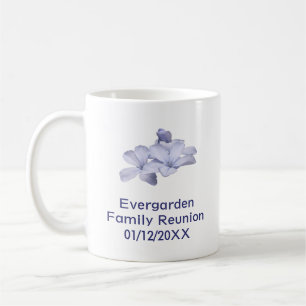 Minimalistische Blume Violet Pastel Family Wieders Kaffeetasse