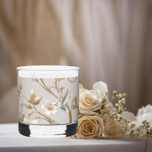 Minimalistische Blume Whiskyglas