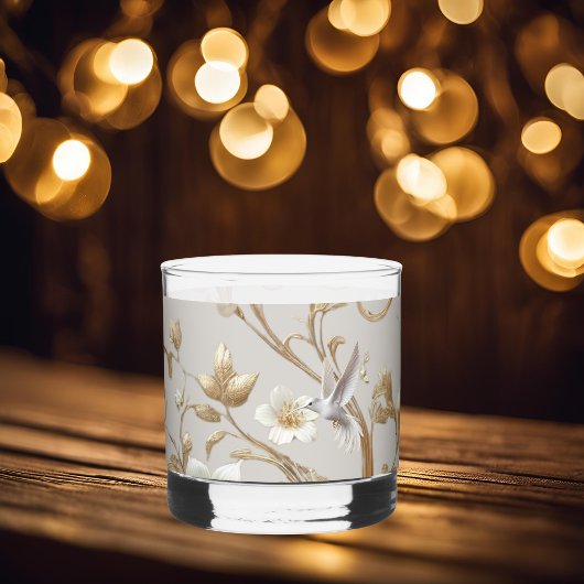 Minimalistische Blume Whiskyglas