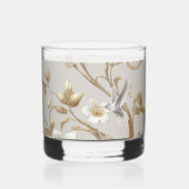 Minimalistische Blume Whiskyglas (Vorderseite)