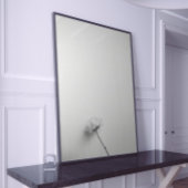 Minimalistische Blumenfotografie in Monochrom Poster