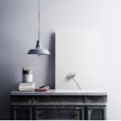 Minimalistische Blumenfotografie in Monochrom Poster