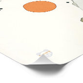 Minimalistische Blumenmauer Art Drucken 1 Poster (Ecke)