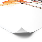 Minimalistische Blumenmauer Art Drucken 2 Poster (Ecke)