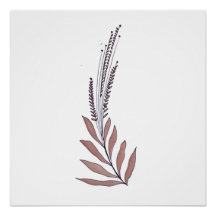Minimalistische Blumenmauer Kunst, Dichtung und Mu