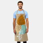 MINIMALISTISCHE BOHO-BLÄTTER - EINFACH UND STILL SCHÜRZE (Getragen)