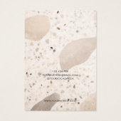 Minimalistische Boho Jewelier Earring Display Card (Rückseite)