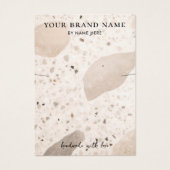 Minimalistische Boho Jewelier Earring Display Card (Vorderseite)