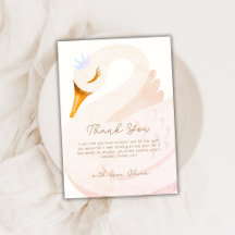 Minimalistische Boho Princess Swan Girl Babydusche