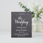 Minimalistische BOLD-TYPOGRAPHIE-Einladungen (Stehend Vorderseite)