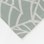 Minimalistische Botanische Adern Fleece-Decke Fleecedecke (Ecke)