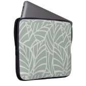 Minimalistische Botanische Adern Laptopschutzhülle (Vorne Rechts)