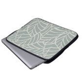 Minimalistische Botanische Adern Laptopschutzhülle (Vorne Knopf)