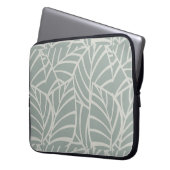 Minimalistische Botanische Adern Laptopschutzhülle (Vorderseite Links)