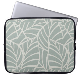 Minimalistische Botanische Adern Laptopschutzhülle