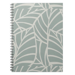 Minimalistische Botanische Adern Notizblock
