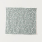 Minimalistische Botanische Adern Wandteppich (Vorderseite (Horizontal))