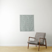 Minimalistische Botanische Adern Wandteppich (Beispiel)
