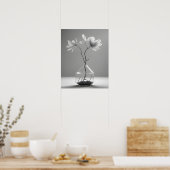 Minimalistische botanische Eleganz Poster (Küche)