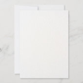 Minimalistische botanische Hochzeit Einladung (Rückseite)