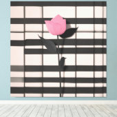 Minimalistische botanische Kunst Leinwanddruck (Insitu (Holzboden))