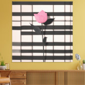 Minimalistische botanische Kunst Leinwanddruck (Insitu (Wohnzimmer))