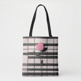 Minimalistische Botanische Kunst Tasche