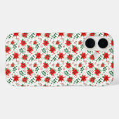 Minimalistische Botanische Poinsettie Case-Mate iPhone Hülle (Rückseite (Horizontal))