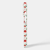 Minimalistische Botanische Poinsettie Case-Mate iPhone Hülle (Rückseite / Links)