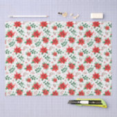 Minimalistische Botanische Poinsettie Seidenpapier (Handwerk)