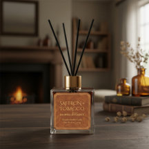 Minimalistische botanische Reed-Diffusor-Etiketten