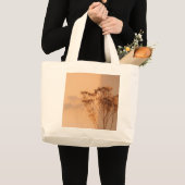 Minimalistische Botanische Silhouette Tote Tasche (Vorderseite (Produkt))