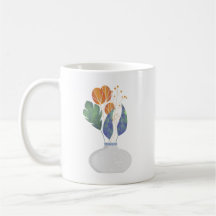 Minimalistische Bouquet-Tasse