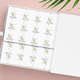 Minimalistische Boutique der Floristen Blume Seidenpapier