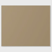 Minimalistische braune Kraft rustikal, schlicht Geschenkpapier (Flach)