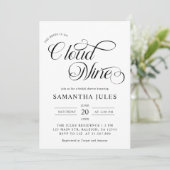 Minimalistische Braut ist auf Cloud Nine Brautpart Einladung (Stehend Vorderseite)