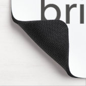 Minimalistische Braut. Minimal Mousepad (Ecke)