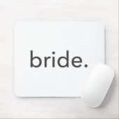 Minimalistische Braut. Minimal Mousepad (Mit Mouse)