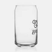 Minimalistische Bridesmaid oder Trauzeugin Dosenglas (Rechts)