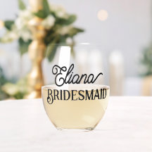 Minimalistische Bridesmaid oder Trauzeugin