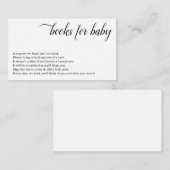 Minimalistische Buchanfrage für die Einladung von (Vorne/Hinten)