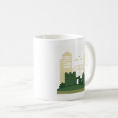 Minimalistische Burg Piel Tasse - Historisches Ges (VorderseiteRechts)