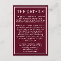 Minimalistische Burgunderdetails der modernen Gren