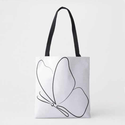Minimalistische Butterfly-Tasche Tasche (Vorderseite)