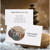 Minimalistische Butterfly-Yoga-Visitenkarte Visitenkarte