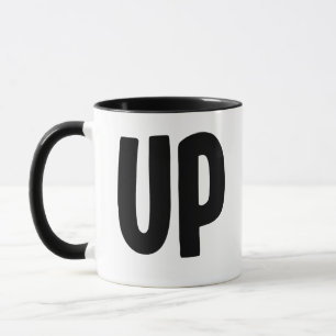 Minimalistische C-UP-Tasse - Es ist buchstäblich e Tasse
